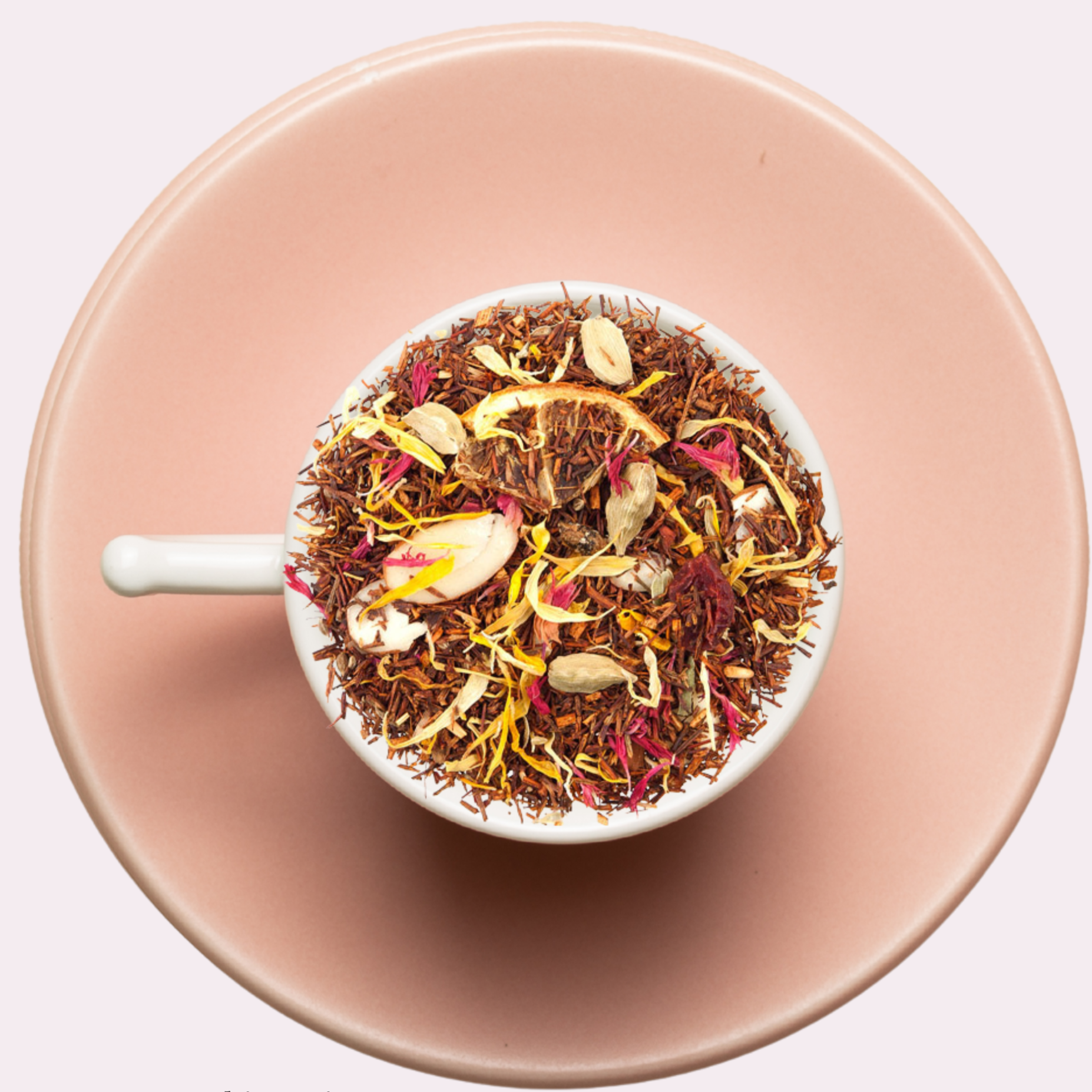 Amaretto-inspired rooibos herbal blend – sweet, spicy, and floral