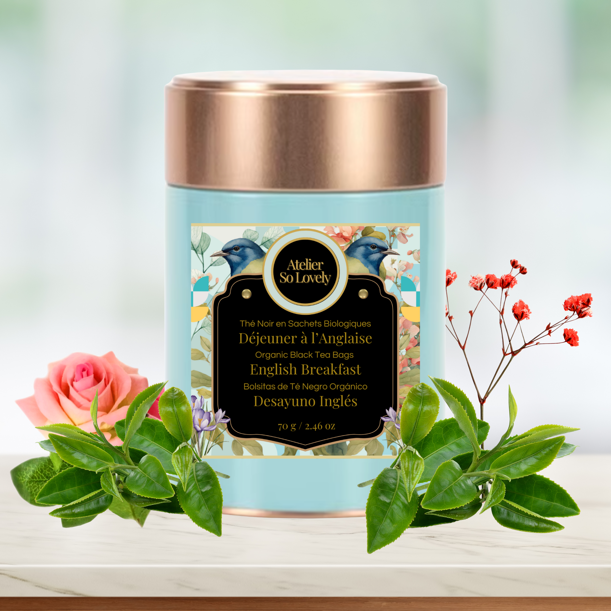 Organic English Breakfast Tea Sachet