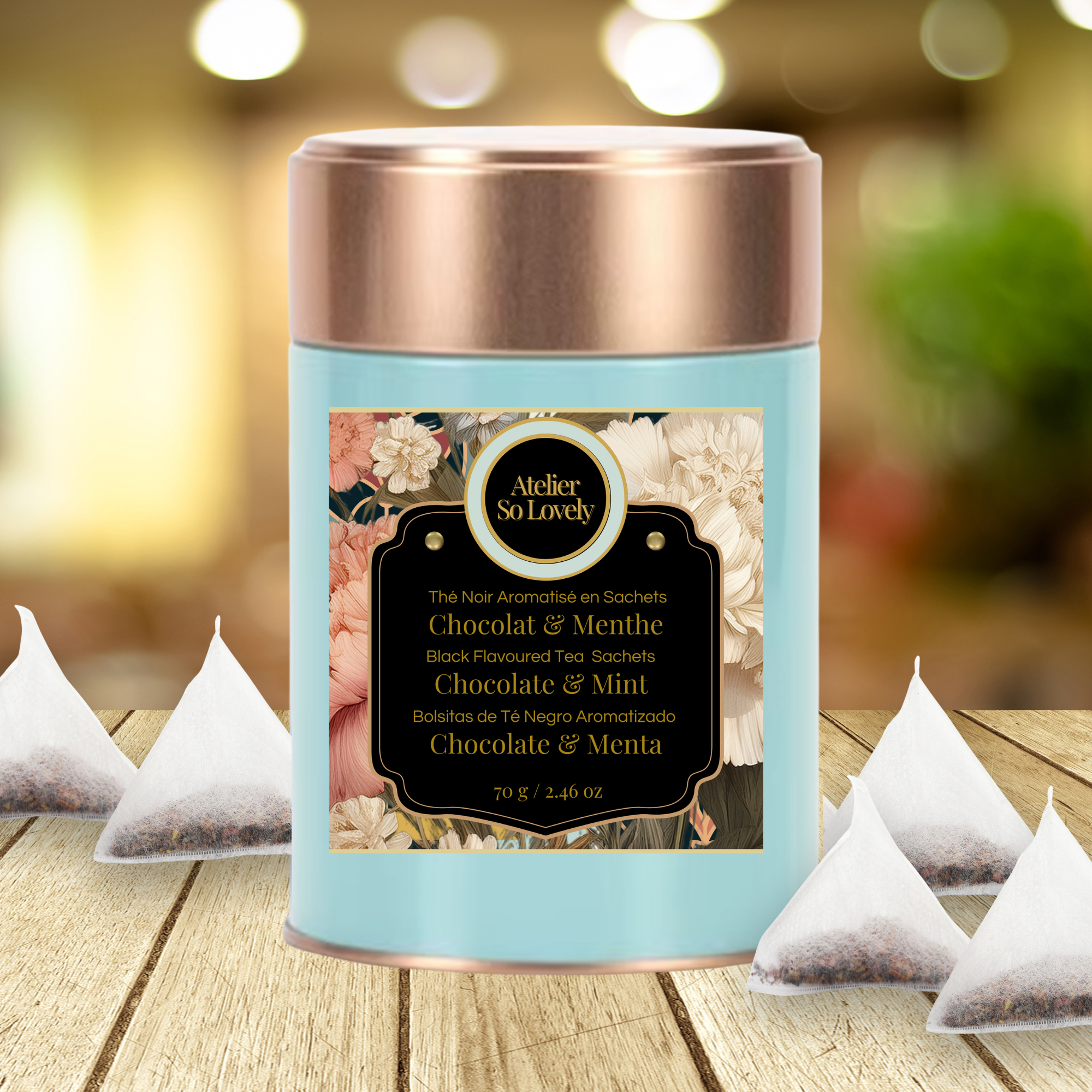 Atelier So Lovely Chocolate Mint Tea – Cozy Afternoon Blend with Antioxidant Benefits