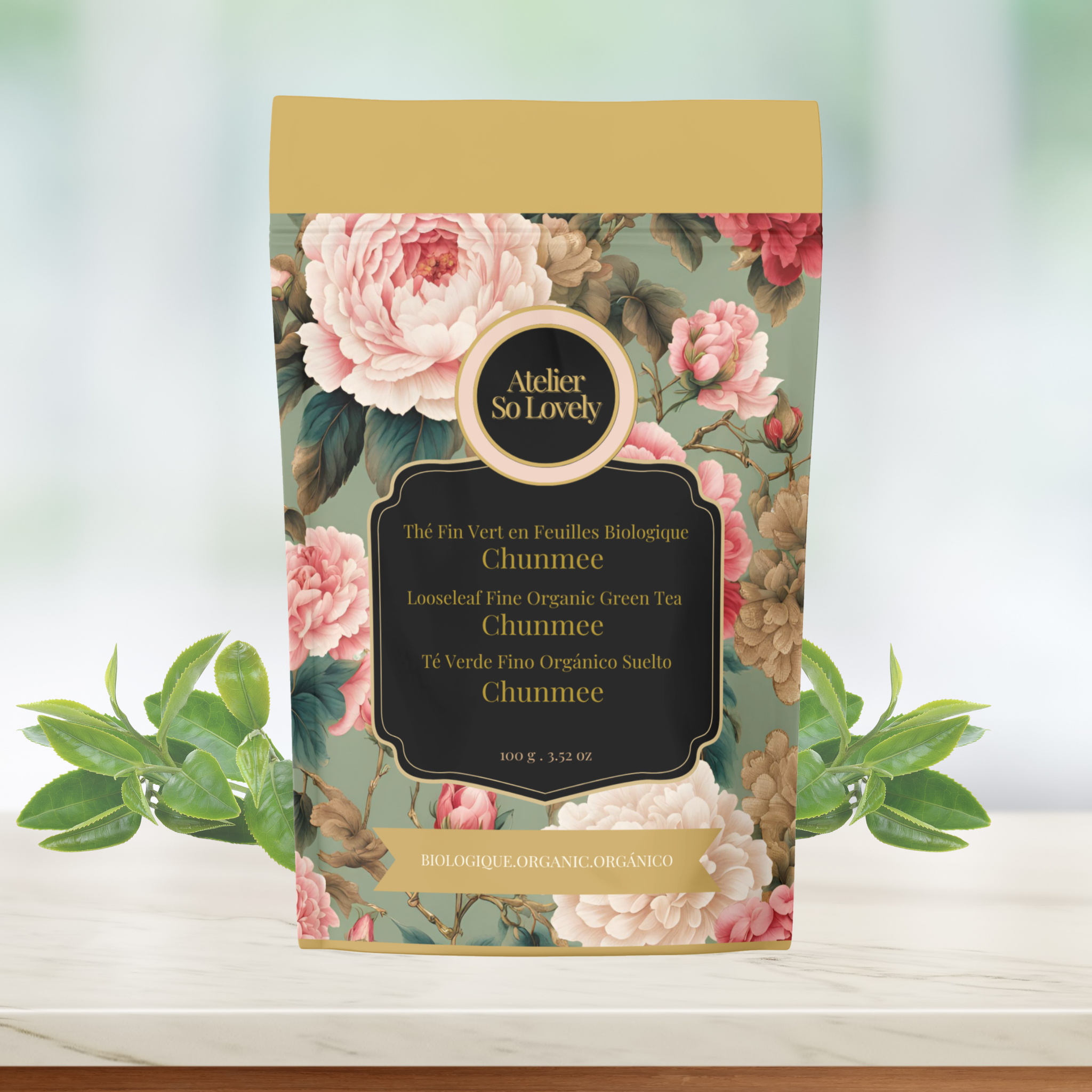 Green tea ceremony with Chunmee – traditional Chinese style/Atelier So Lovely